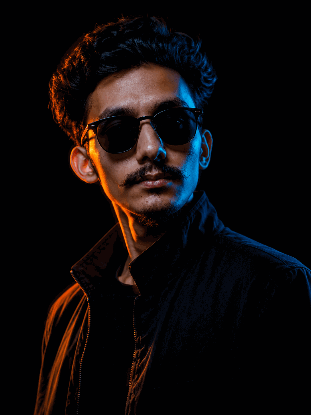 Viral Cinematic Neon Rim Light Portrait AI Prompt for Google Gemini — AI image prompt preview