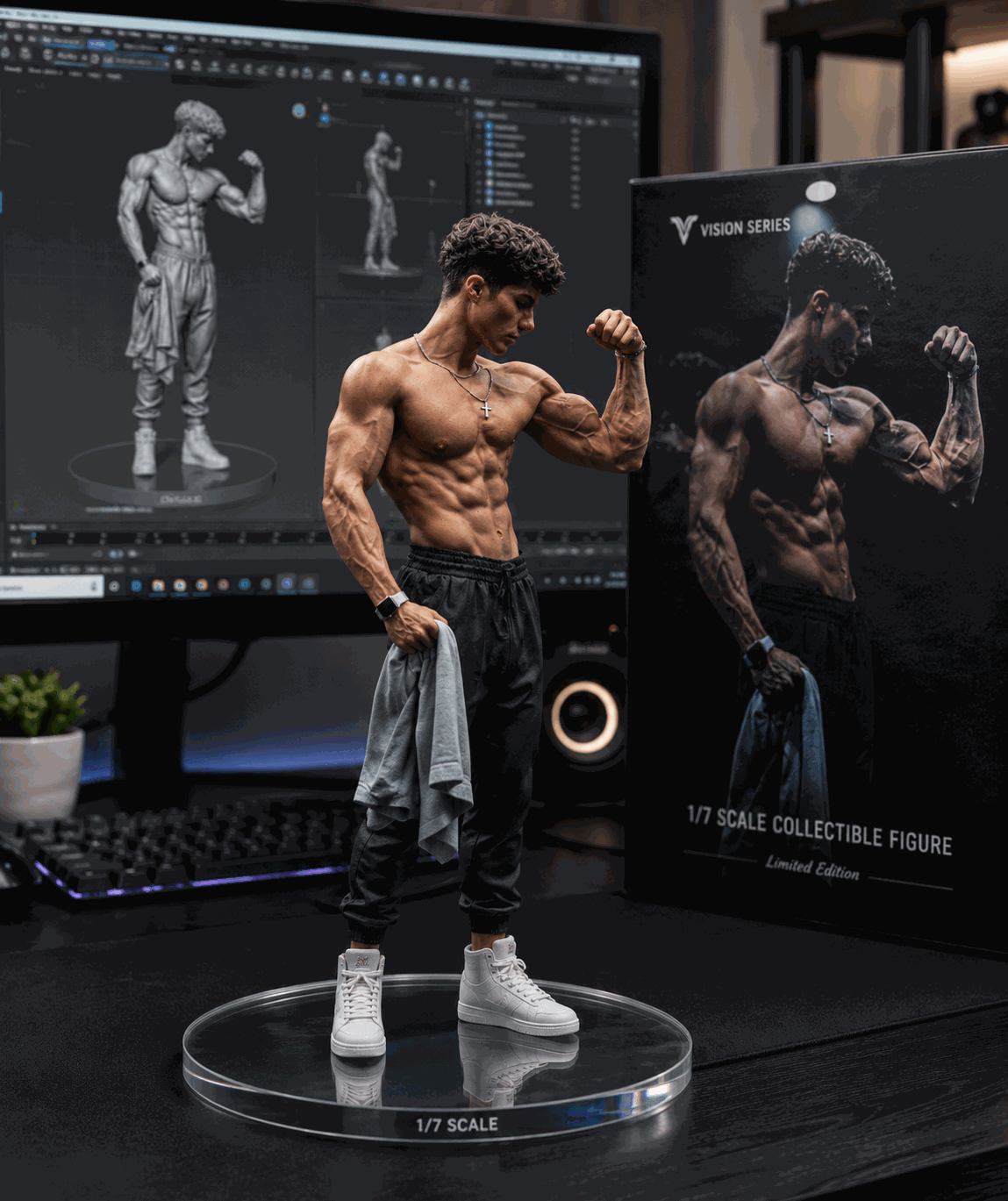Viral 3D Collectible Toy Figurine Prompt for Google Gemini — AI image prompt preview