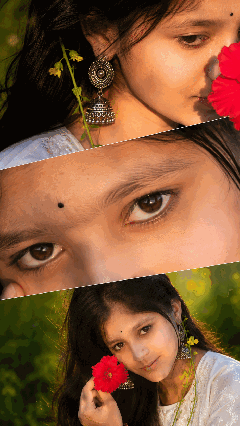 Viral 3-Panel Collage Prompt for Google Gemini — AI image prompt preview